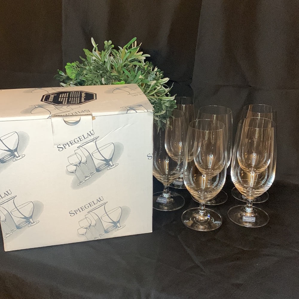Set of 6 NIB SPIEGELAU 13oz Beer / iced beverage glasses - Picture 11 of 14
